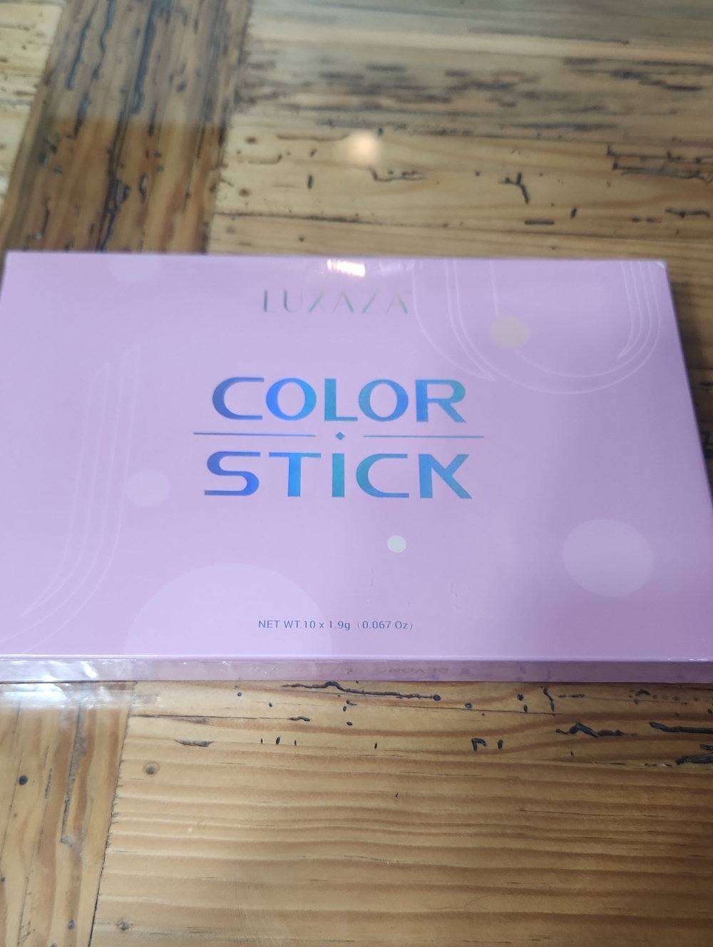LUXAZA PRO 10PCS Eyeshadow Stick Set Shimmer Neutral Pink Metallic NIB Sealed